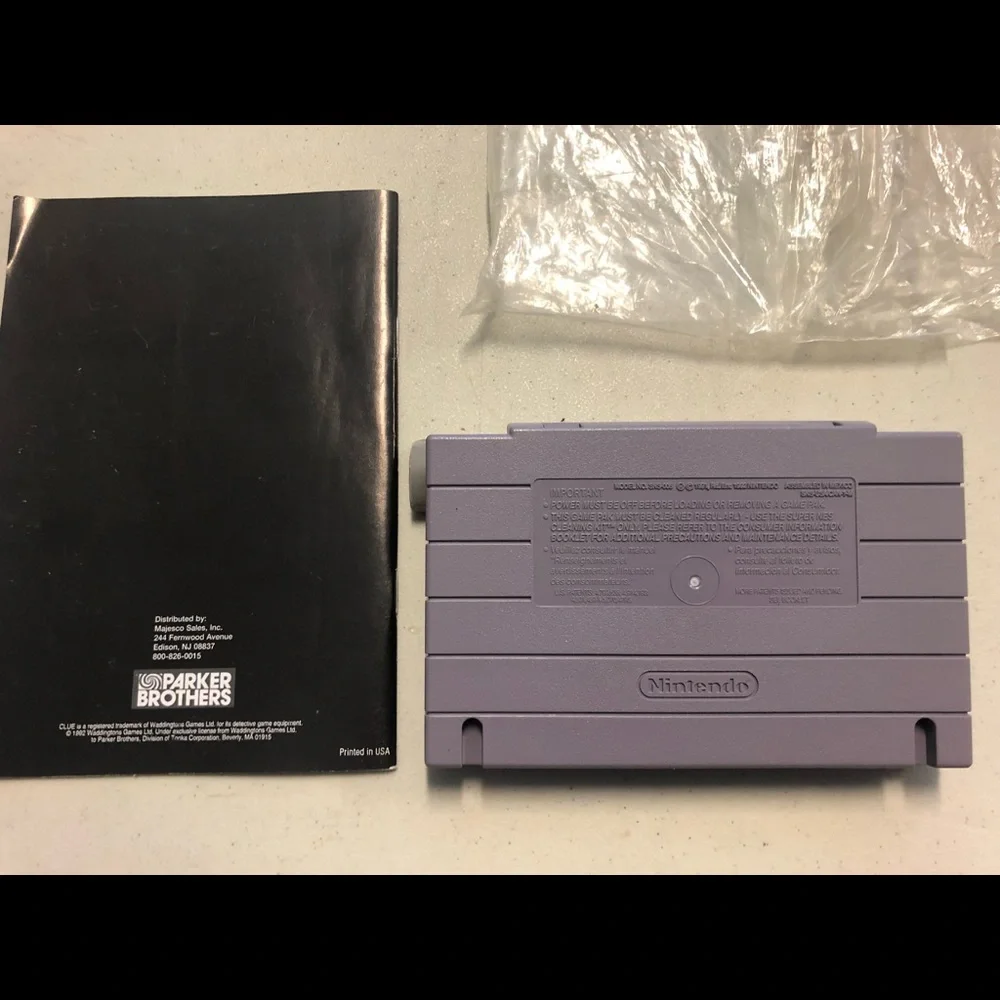 Super Nintendo Clue
